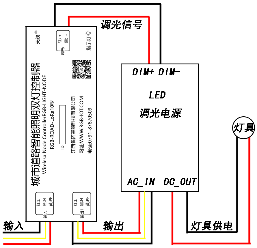 单灯控制器接线图